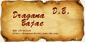 Dragana Bajac vizit kartica